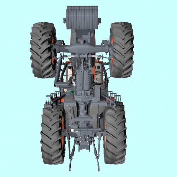 3d tractor agrimotor - KUBOTA M130X by IPF